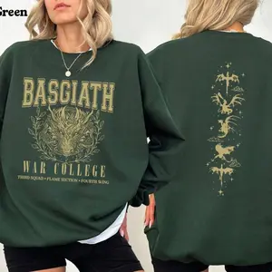 Fourth Wing Dragon Sweater, Basgiath War College Shirt, Dragon Rider Sweatshirt, Bookish Sweater, Empyrean Series, Fourth Wing