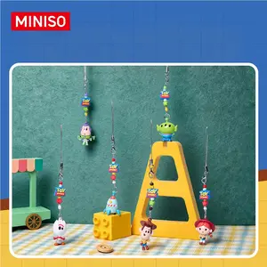 MINISO x Disney Pixar Toy Story Beaded Character Keychain Charm - Cute Colorful Fashion Accessory for Backpacks, Keys, Gifts