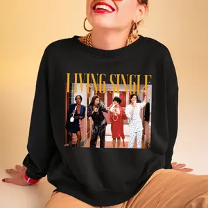 Vintage Living Single Shirt, Livings Single Fan Shirt, 80s 90s Music Tee Shirt, Livings Single Sweatshirt, Gift For Fan