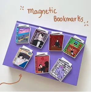 OT7 Romance Book Tropes Magnetic Bookmarks