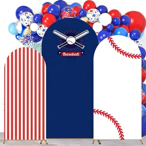 Customizable U-Shaped Polyester Festival Arch Cover - Lightweight Highly Elastic Backdrop Decor with Custom Bracket Banner for Wedding Theme Parties/Events, Home Celebrations