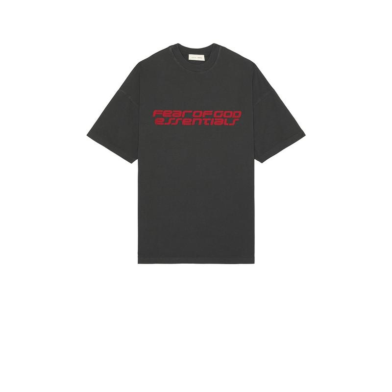 Fear of God ESSENTIALS 90'S Short Sleeve Tee in Iron Grey