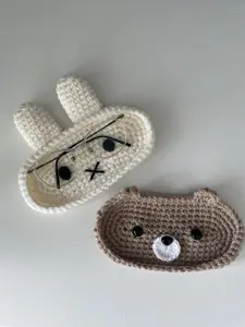 Cute Crochet Eyeglass Holder – Handmade Bunny & Bear Designs | Soft Yarn Case