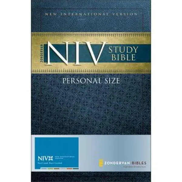 USED-Zondervan NIV Study Bible, Personal Size by Zondervan (Hardcover)