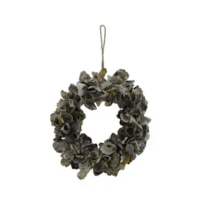 Natural Oyster Shell Indoor/Outdoor 18 inch Accent Wreath
