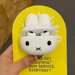 Miffy Rabbit Protective Airpods4 Cute Case Apple 1/2 Generation Wireless Bluetooth Ear Case Pro3 Generation Silicone Soft Gift