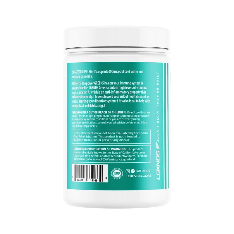 LGXNDS Greens – Daily Greens & Superfoods Powder with Probiotics and Enzymes