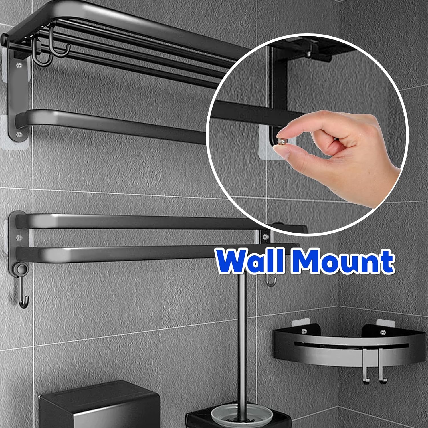 BUY 16 Get 16 Free 32-Piece No-Drill Screw Stickers, Strong Adhesive No-Nail, No Drilling Required Adhesive Wall Hooks Wall Mount Screw Hooks Picture Hangers Only for Smooth Surfaces (Not for Wallpaper/Textured Walls) Room Organization Products Organiser