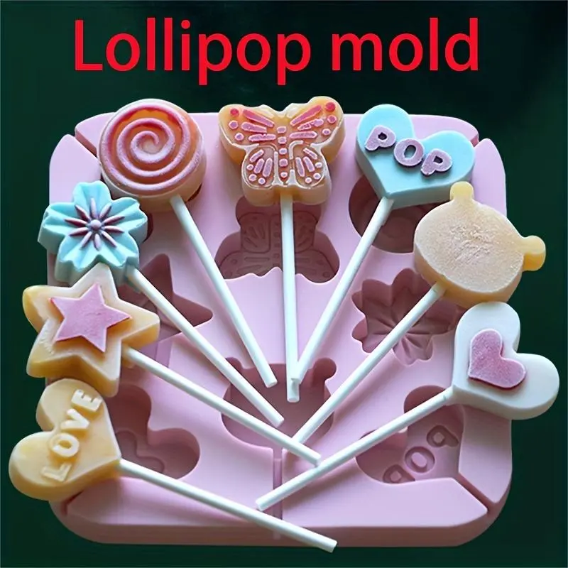 Kitchenware Ice Cube Mold Set - Multiple Pieces with Varied Forms, Cakesicle Mold Chocolate & Sweet Moulds for Bubble Ice Cream Popsicles Making