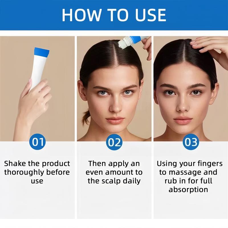 Little Blue Tube Hair Growth Essence | Thicker Looking Hair | Precise Scalp Applicator | Free from Parabens/Sulfates | Perfect Holiday Gift | Special gift