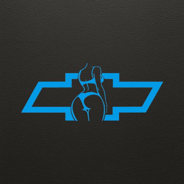 Chevy Girl Vinyl Decal Car Truck Sticker
