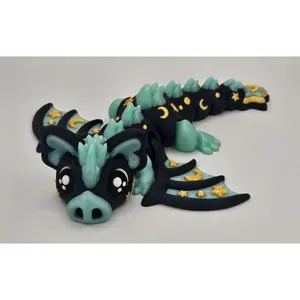 The Dragon: June – Articulated Flexi Fantasy Dragon (Keychain / Standard / Large / XL Large)