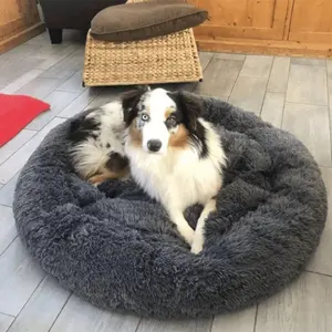 Plush Full Size Washable Calm Bed Donut Bed