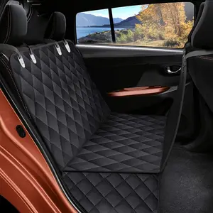 58"x 54" Dog Car Seat Cover for Back Seat Waterproof Dog Car Hammock Nonslip Backseat Dog Cover Fit For Nissan /Honda /Accord/Civic /CRV /Hrv /Kia /Sorento /Toyota /Corolla /4Runner /Camry /Hyundai /Mazda