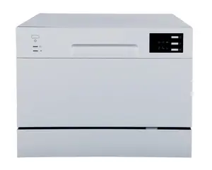 Sunpentown SD-2225DWB Countertop Dishwasher with Delay Start & LED, White