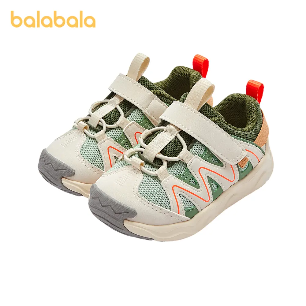 Balabala Toddler Slip On Shoes - Baby Boys' & Girls' Round Toe Breathable Mesh Flats, Spring Comfortable Outdoor Walking Footwear