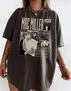 Mac Millers 90s Shirt, Mac Self Care Shirt, Vintage Bootleg Sweatshirt, Mac Fan Gift, Graphic Tees Top Womenswear Print Streetwear Tshirt, Hoodie and Sweatshirt GXE