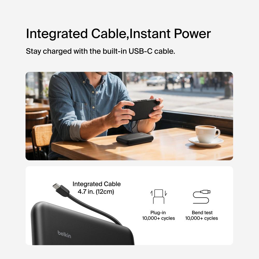 Belkin Gaming Power Bank 20K (30W) for Nintendo Switch 2 Belkin Gaming Power Bank 20K (30W) for Nintendo Switch 2