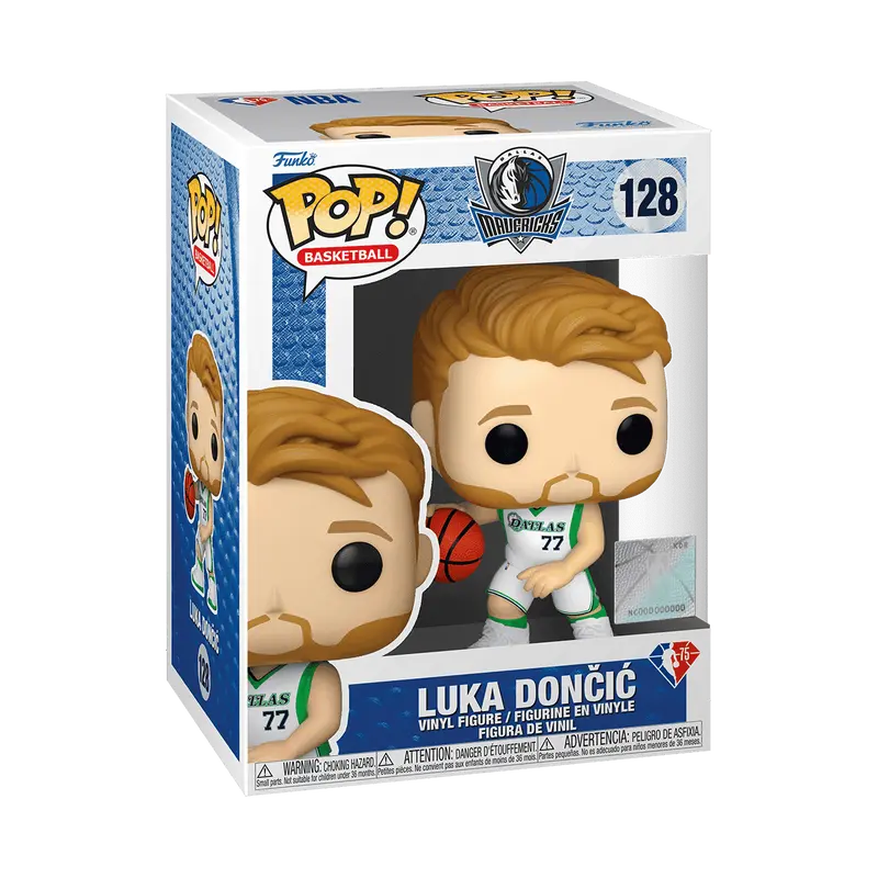 Funko Pop! Dallas Mavericks - 21-22 NBA City Edition Luka Doncic #128  Collectible Pop Vinyl Figure