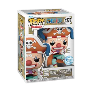 Funko Pop! One Piece - Buggy the Clown #1276 Exclusive (Sticker may vary) Collectible Pop Vinyl Figure