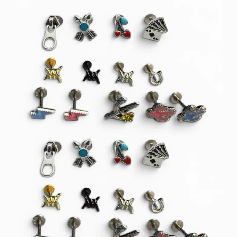 26 PK 16G Flatback Cartilage Ear Piercings