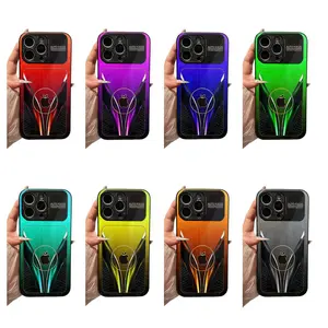 Luxury Sports Car Aesthetic Case Anti-Scratch Magnetic Glass Cover for iPhone 17/16/15/14/13/12/11 Pro Max #YJBGBLKTWW1