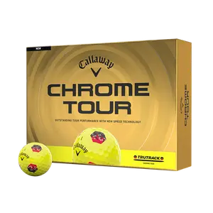 Callaway Golf Chrome Tour TruTrack Yellow Golf Balls