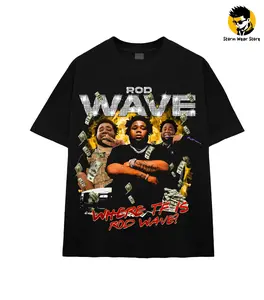 Rod Don't Look Down Tour Shirt,  Waves Vintage Streetwear Rapper Graphic Tee Shirt, Rapper T-shirt Music T- Shirt, Gift for Fan, Gift for Him, Gift for Her, Y2k Tops Men Women