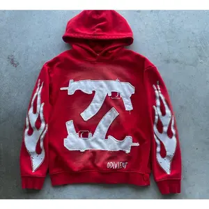 Y2k Graphic Hoodie Pullover Drop Shoulder Long Sleeve Hoodie Sweatshirt Top Pants