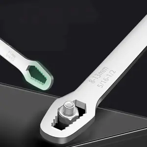 8-24mm Double Ended Universal Torx Wrench, Multi-Functional Self-Tightening Wrench, for Home Garage Auto Repair Shop, Daily Mechanical Maintenance Tool