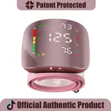 Ziqing Wrist Blood Pressure Monitor - Digital BP Machine for Home & Daily Use, LED Display, Touch Screen Cuff, 99x2 Memory, ABS Material, Compact & Lightweight, Daily Bag-Fit, Case, Type-C Port, Sustainable Power, Accurate Readings, 1-Button Operation