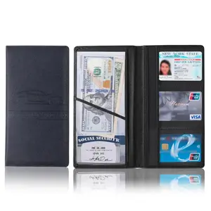 new Car Registration & Insurance Card HolderMagnetic Closure Vehicle Organizer, CarEssential Document Wallet, forPokemon Cards Holder, Compact CarAccessories Passport Cover, Travel Document Holder