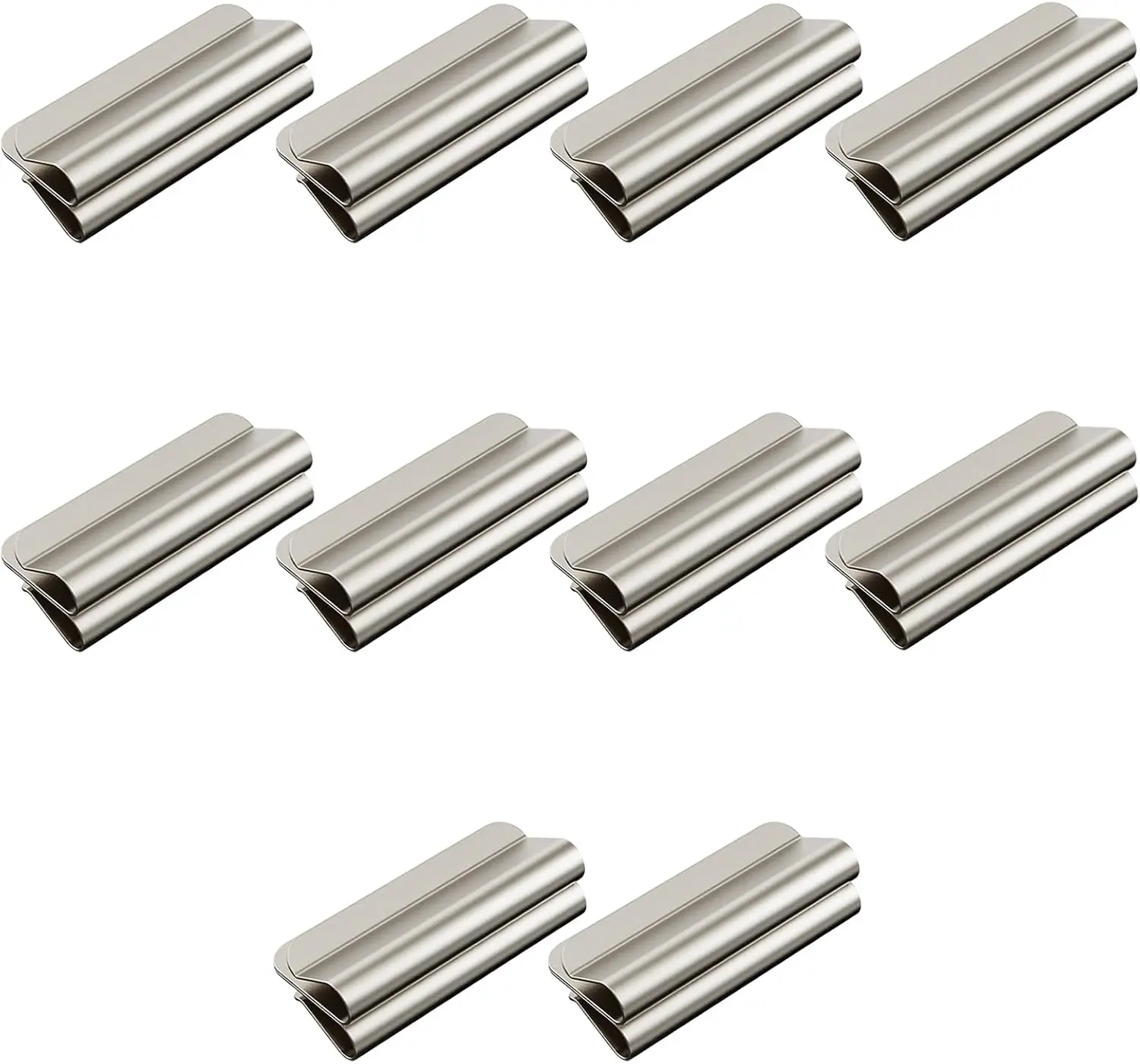 2026 New Magnetic Curtain Clips - Hold Curtains Closed, Detachable Buckle, No Drill, Privacy Protection for Indoor and Outdoor Patio Curtains (Metal, 10)