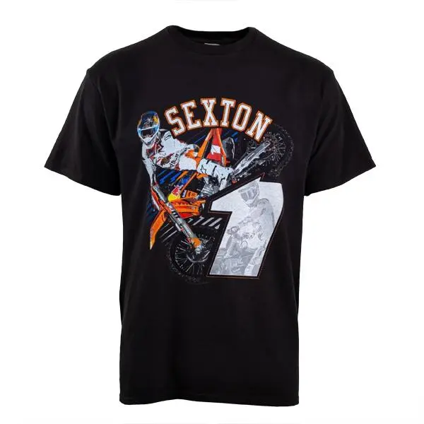 Vintage Style Supercross Chase Sexton #1 'The Look' Graphic Tee Motocross Racing Fan T-Shirt, Hoodie, Sweatshirt, 2 Sided REPRINT