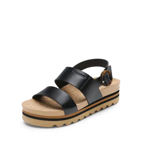 DREAM PAIRS Women's Orthopedic Arch Support Soft Bottom Sandals - Synthetic, Low Wedge Mid Heel (3-5 cm), Lightweight Cork Lug Sole, Cute Buckle, Slip-Resistant, Outdoor Wet Floor Grip for Summer Dresses, Casual Wear