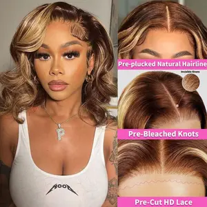 Tinashe Hair Wear & Go Pre-Cut 6x5 Lace Closure Wig Loose Body Shoulder Length Beginner Friendly Wig