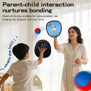 Suction Cup Toy Set, Outdoor Sports Catch Ball Game Kit, Throw Ball Playset, Fun Activity for Kids, Perfect for Active Play