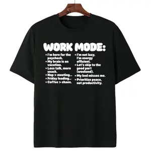 Work Mode: Here For The Paycheck, Brain On Vacation, Nap Over Meeting Vibes