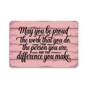 Motivational Quotes Tin Sign， Vintage Inspirational Metal Sign Print Aesthetic Room Decoration for Home Bedroom Kitchen Dorm Bathroom Wall Decor 8 X 12 ， Easy to Hang