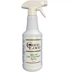 Coco Loco Leave-In Lice Spray - Natural, No-Rinse Enzyme Formula (16 oz.)
