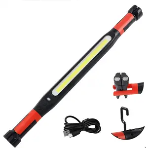 2026 Magnetic Rechargeable LED Work Light Bar - Cordless Under Hood Mechanic Light with Strong Magnet & Hook for Car Repair, Garage & Shop