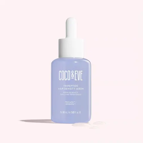 Coco & Eve Boost Therapy Tripeptide Hair Care Density Serum - Haircare Scalp Serum with Apigenin, Biotinoyl Tripeptide-1, Peptides & Caffeine for Daily Lightweight Anti Hair Loss, Repair & Volume Support