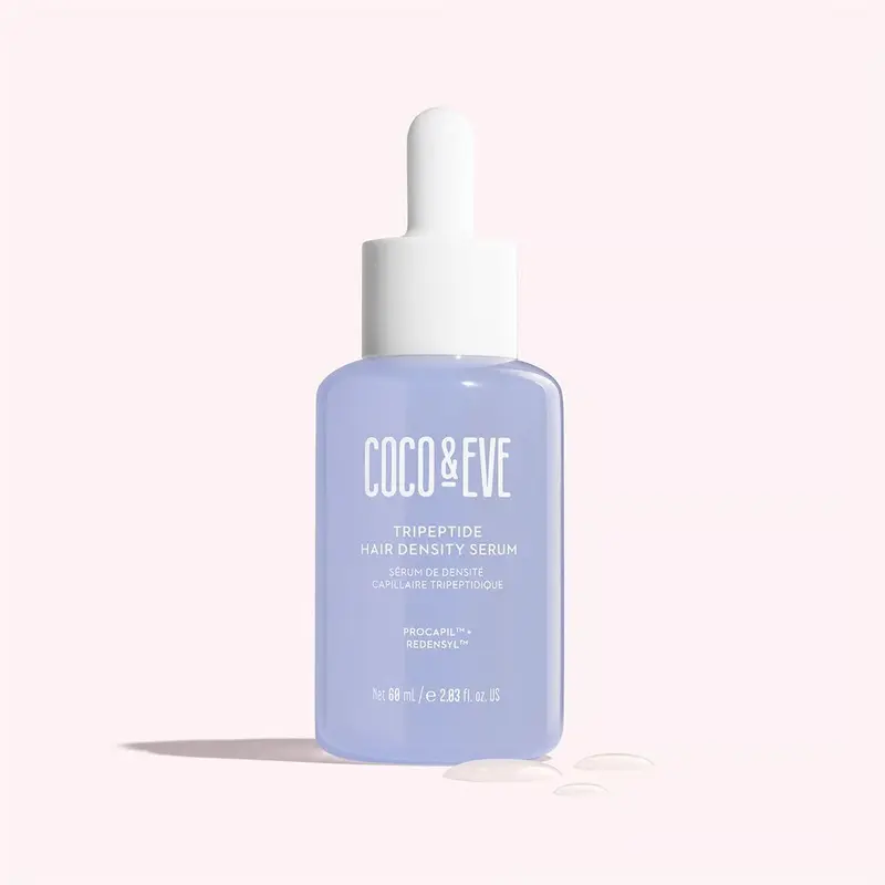 Coco & Eve Boost Therapy Tripeptide Hair Care Density Serum - Haircare Scalp Serum with Apigenin, Biotinoyl Tripeptide-1, Peptides & Caffeine for Daily Lightweight Anti Hair Loss, Repair & Volume Support
