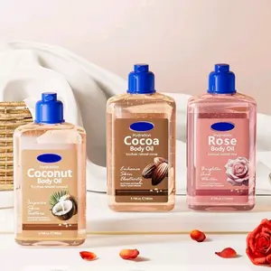 Kormesic Scented Body Oil, Rose Cacao Coconut Scents, Lightweight Hydrating Moisturizing Nourishing Skin Care for Dry Winter Skin