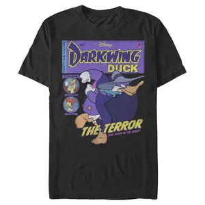 Men's Darkwing Duck The Terror That Flaps In The Night Comic Cover T-Shirt