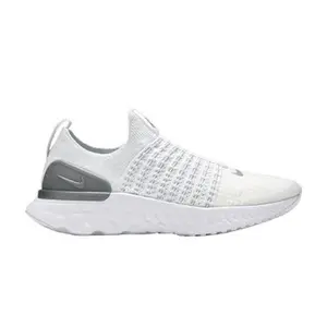 Nike Wmns React Phantom Run Flyknit 2 'True White Silver'