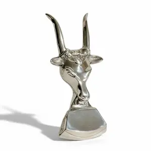 Mexican Pewter Boot Jack Boot Remover Saca Botas Mexicano en Forma de Toro de Peltre