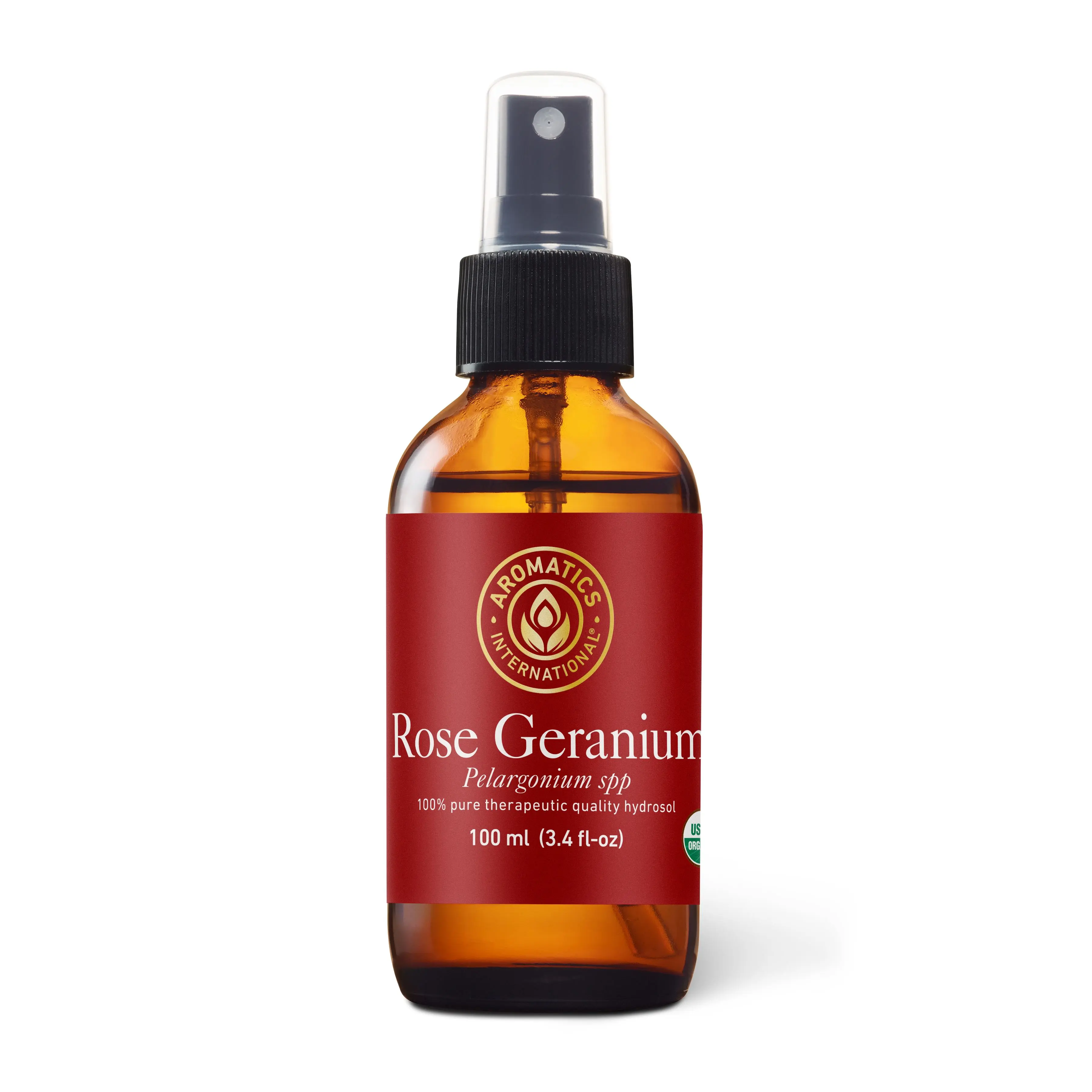 Aromatics International Rose Geranium Hydrosol Organic Cleansing Moisturizers