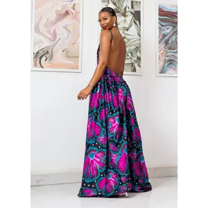 Fundua Backless Maxi Dress