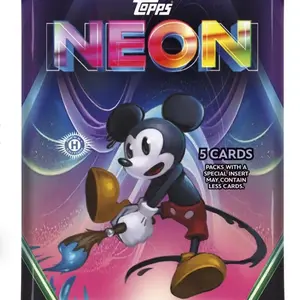 2026 Topps Disney neon hobby box pack